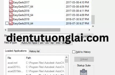 Cách xuất tệp Gerber từ AutoCAD